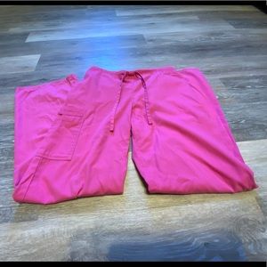 SB Scrubs scrub pants pink size small